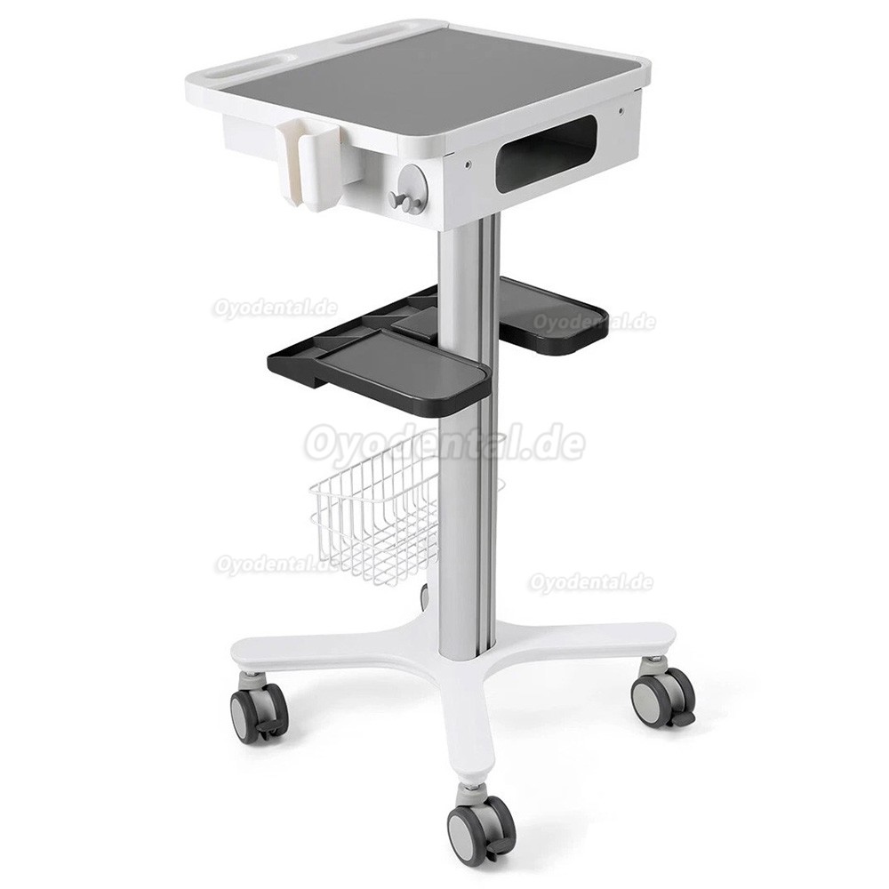 Likaymo RC-1 Dentalwagen Multifunktionaler Mobiler Trolley f&uuml;r Labor Klinik und Zahnarztpraxis